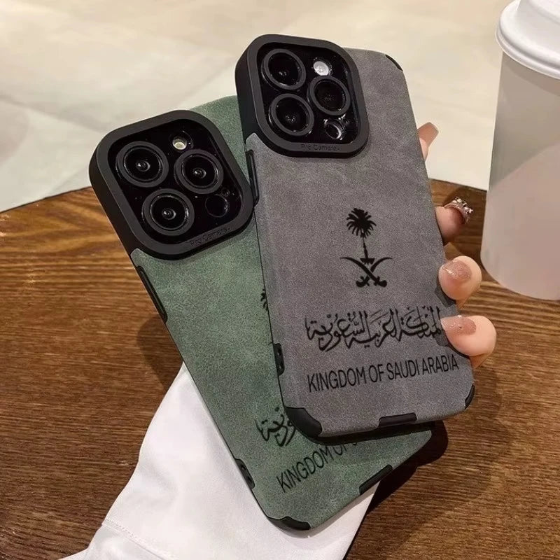 Kingdom Of Saudi Arabia Flag Phone Case for iPhone 17 16 15 14 13 12 11 Pro Max 17 Air 16E Plus XR XS Max Shockproof Soft Cover