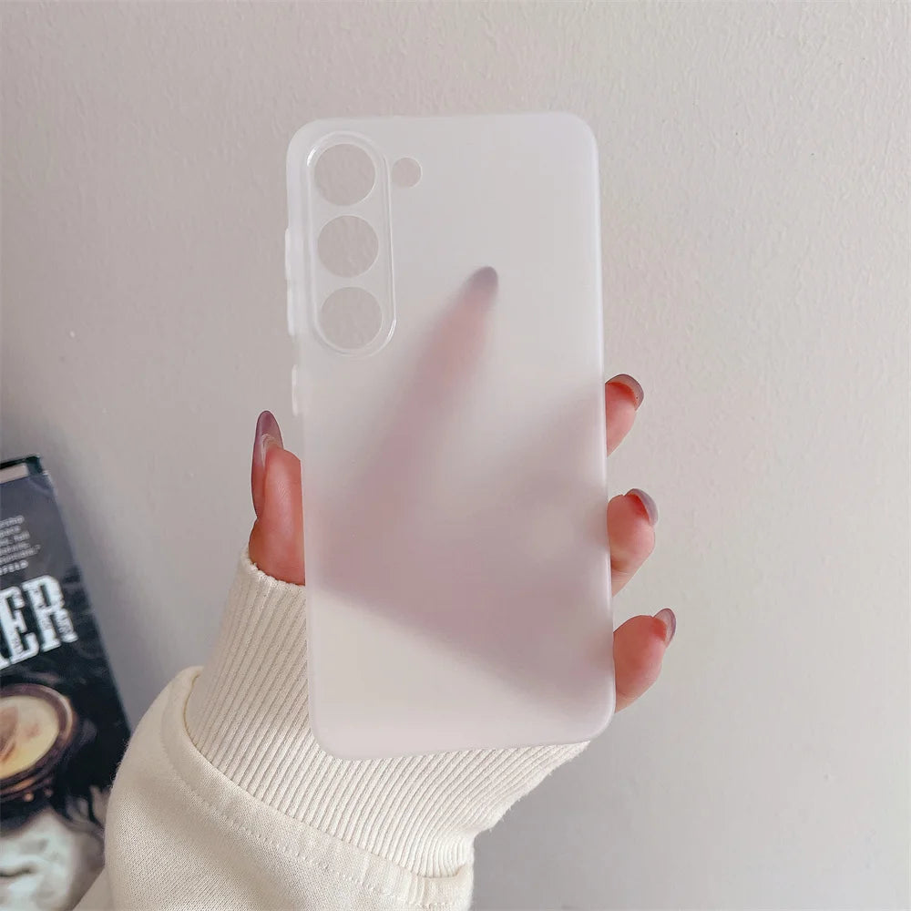 Ultra Slim Soft Case For Samsung Galaxy S26 ULTRA S25 FE S24FE S24 S23FE S23 S22 Ultra S21 Plus Luxury Matte Translucent Cover