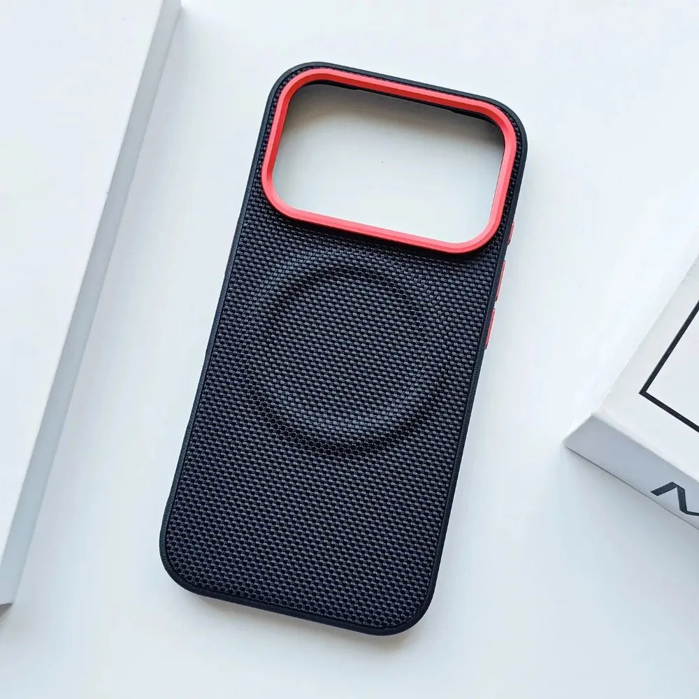 Luxury Woven Matte Phone Case For Mi Poco F8 F7 X8 Ultra Pro Magnetic Charging Drop Protection Cover For Redmi K90 K80 Pro Max