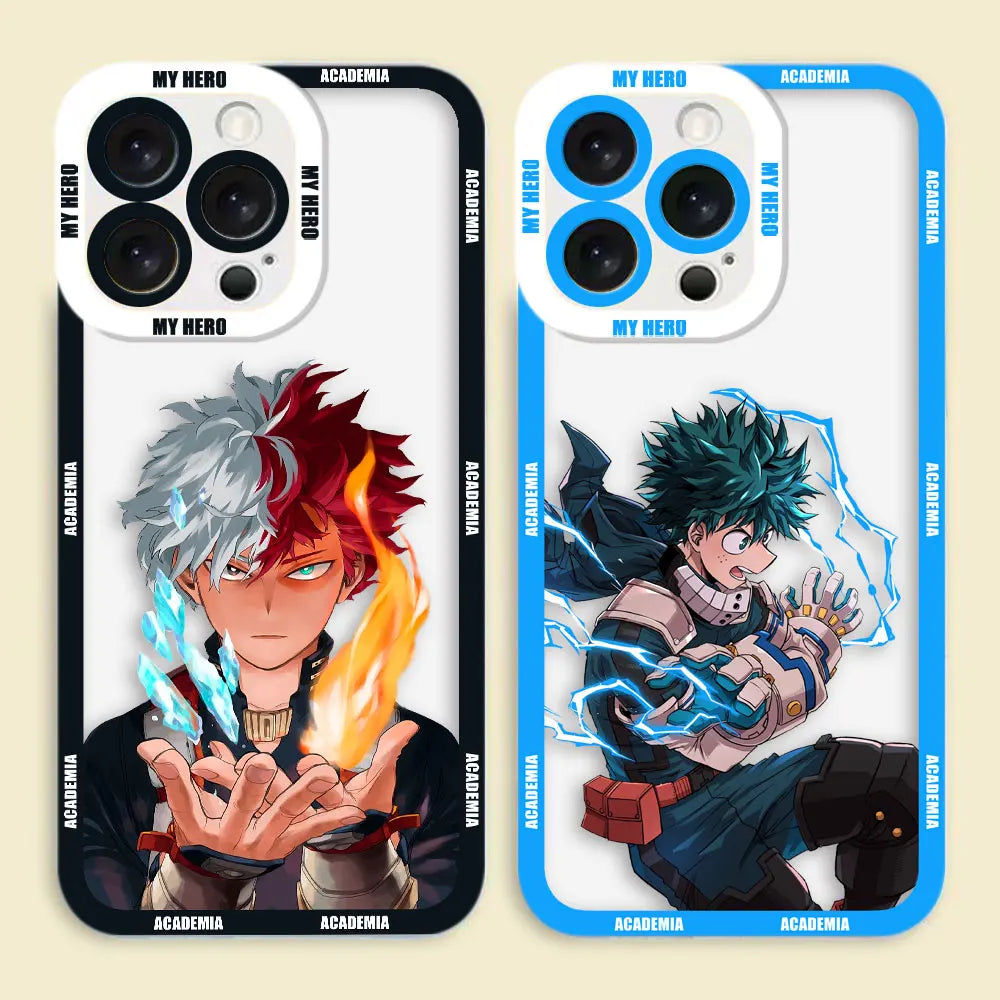 Clear Phone Case For Redmi Note 15 14 13 12 12S 11 11T 11S 10 9 10S 9S 8 Pro Max Plus Case Cover Midoriya Izuku My Hero Academia