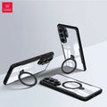 ‌Xundd For Samsung S26 Ultra S26 Plus Magnetic Holder Case - 360° Spin Stand with Airbag Shockproof & Lens Protection Funda
