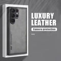 Magnetic Case For Samsung Galaxy S26 S25 Ultra S24 S23 S22 S21 S20 FE 5G Lite Note 20 10 Ultra Plus Leather Silicon Cover Funda