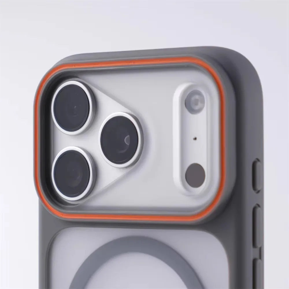 Luxury Matte Translucent For Magsafe Case For iPhone 17 16 Pro Max 15 14 Plus Magnetic Wireless Charging Shockproof Cover Shell
