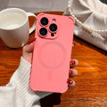 Lens Protect Phone Case For iPhone 17 Air 13 15 14 16 12 Pro Max Plus Magsafe Wireless Charge Magnetic Liquid Silicone Cover