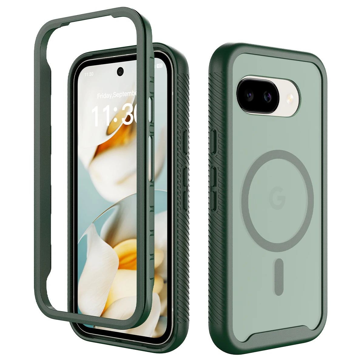 Luxury Hybrid Armor Translucent Frosted Magnet Case For Google Pixel 10 9 Pro XL ProXL 10A 9A Hard 2in1 Bumper For Magsafe Cover