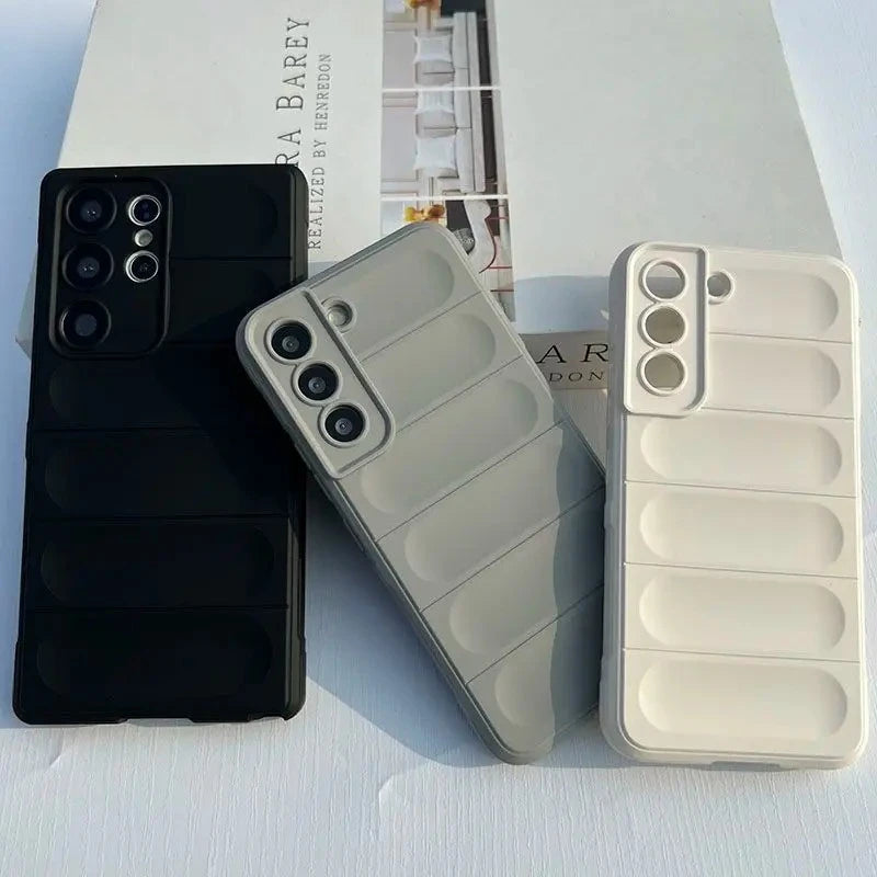 Full Silicone Anti-fall Shockproof Case For Samsung Galaxy S26 S24 S25 Ultra S23 FE S22 A57 A37 A55 A56 A55 A17 A36 Soft Cover