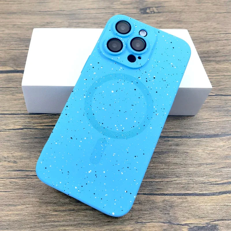 Luxury Silicone Case For iPhone 17 16 15 14 13 12 11 Pro Max Plus 16Pro 15Pro 14Pro 13Pro For Magsafe Mag Safe Charge Covers