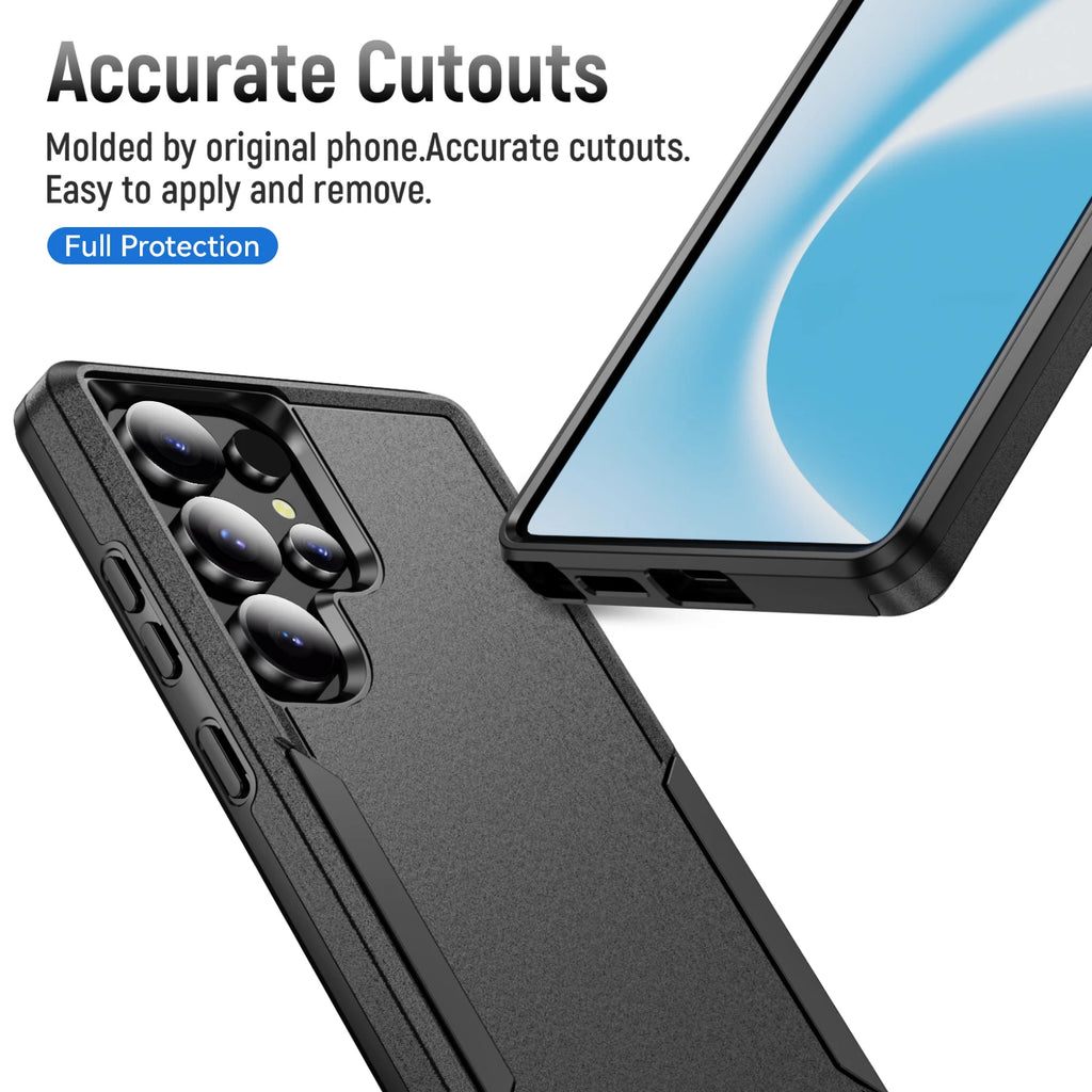 Shockproof armor case for Samsung Galaxy S26 Ultra S24 S22 Plus S23 S25 FE S21 A57 A37 A17 A56 5G A16 A36 A55 A15 A54 A35 A14