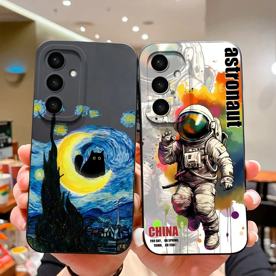 Cases For Samsung S25 Ultra S25Plus Cute Rabbit Cartoon Pattern Liquid Soft Silicone Premium Protection For Samsung S 25 Coques