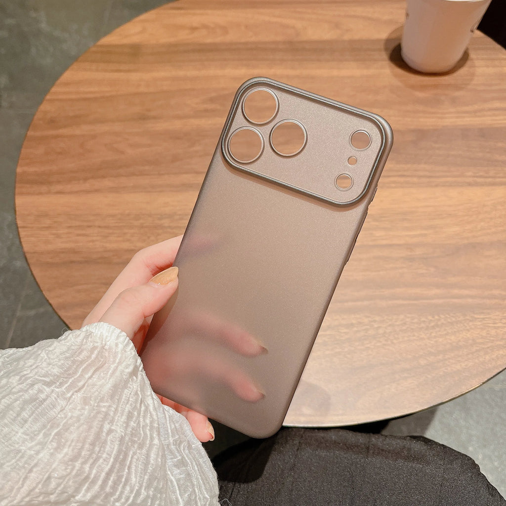 Official Ultra-thin Case For iPhone 17 Air 16 15 14 13 Pro Max Plus AI Button Camera Protection Matte Translucent Hard PC Cover