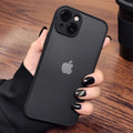 Luxury Shockproof Matte Phone Case For iPhone 15 14 13 12 11 16 17 Pro Max AIr Plus Bumper Transparent Cover