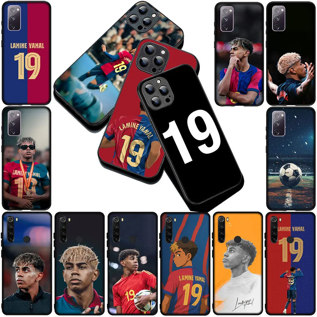 Soccer No 19 Football Number No19 Phone Cover for Motorola Moto Edge 70 60 Fusion NEO Pro G Stylus G56 G96 G04 G05 20 Soft Case