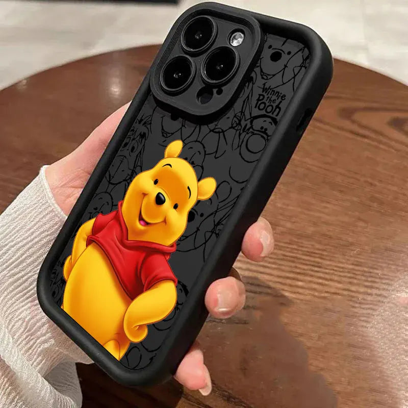 Silicone Case For Apple iPhone 17E 15 16 14 13 12 11 17 Pro Max 17 Air Plus 16E Phone Protective Cover Winnies The Poohs Tigger