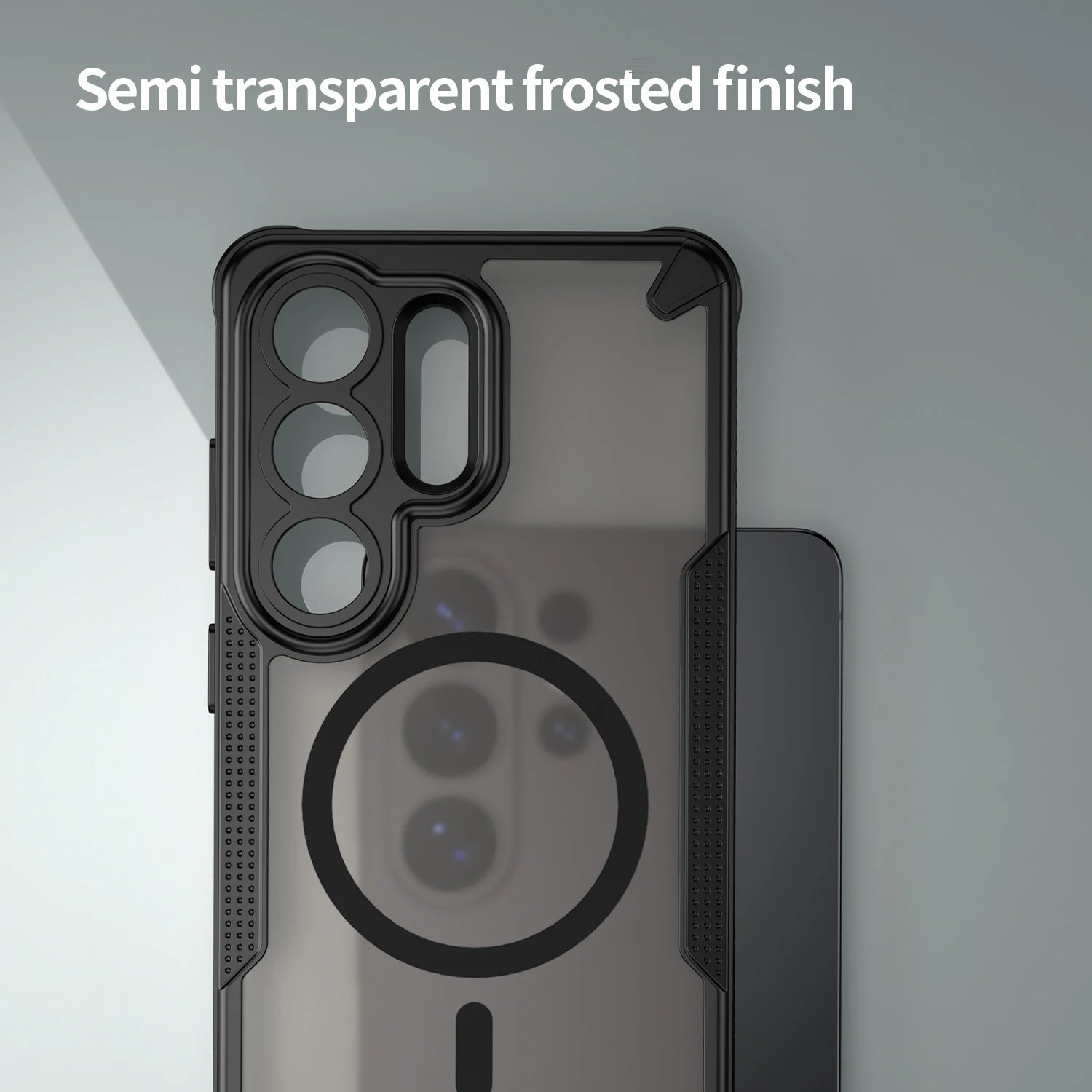 Matte Translucent Magnetic Case for Samsung Galaxy S26 S25 Ultra S24 FE S23 S22 Plus S26Ultra Magsafe Mac Safe Armor Phone Cover