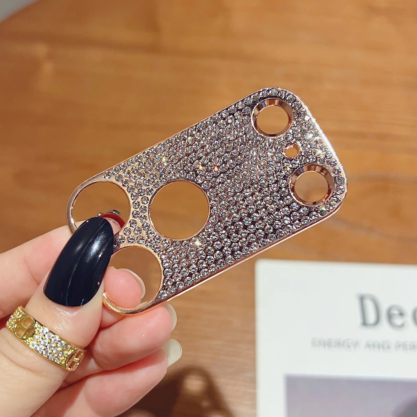 1Pcs Bling Diamond Camera Lens Protector Case For IPhone 17 Pro 16 17 14 13 promaxAir Rhinestone Glitter Metal Screen Protectors