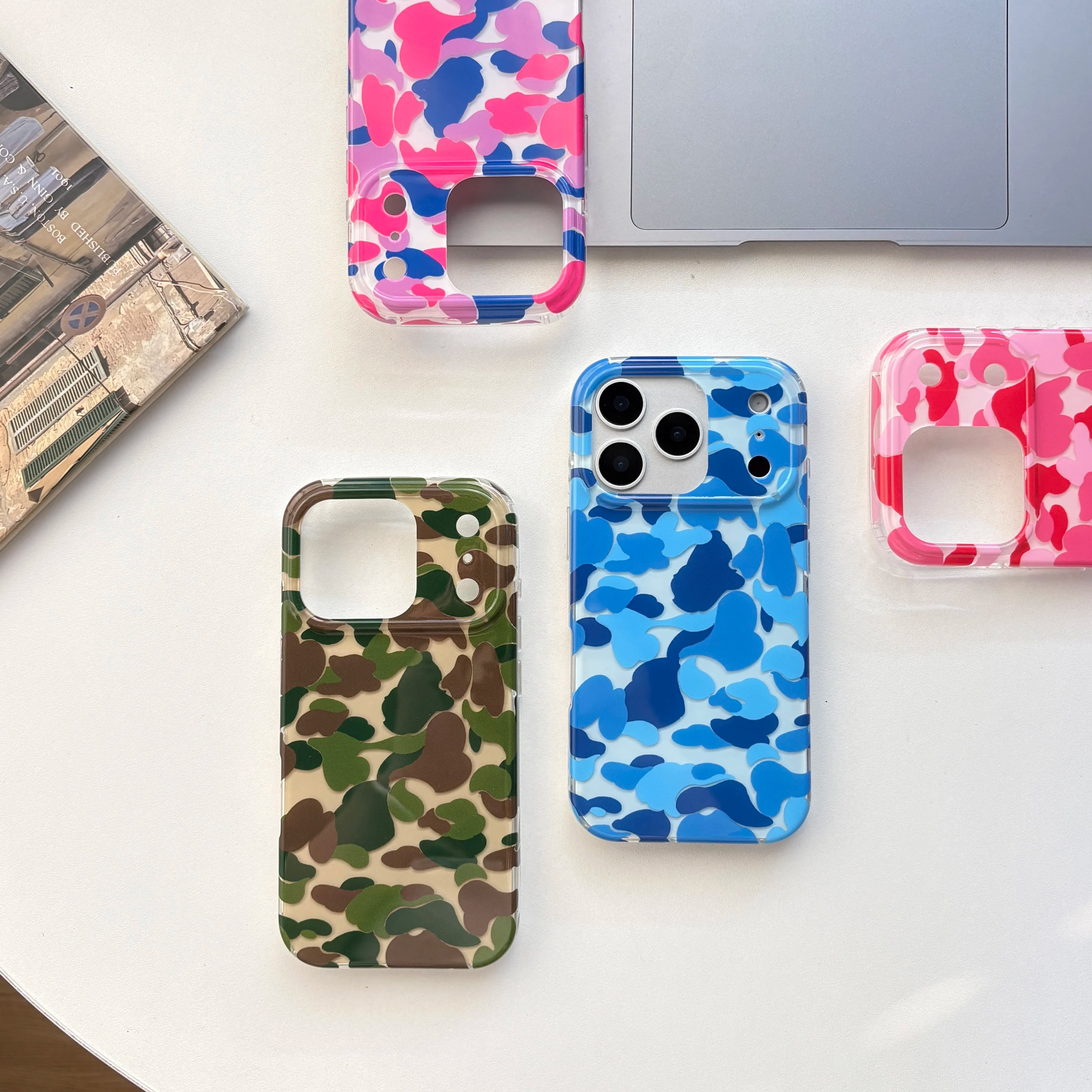 Fashionable Bright Phone Case for iPhone 17 16e 16 15 14 13 12 11 Pro Max XR XSMax 8 7 6 6s Air Plus Feather Texture Back Cover