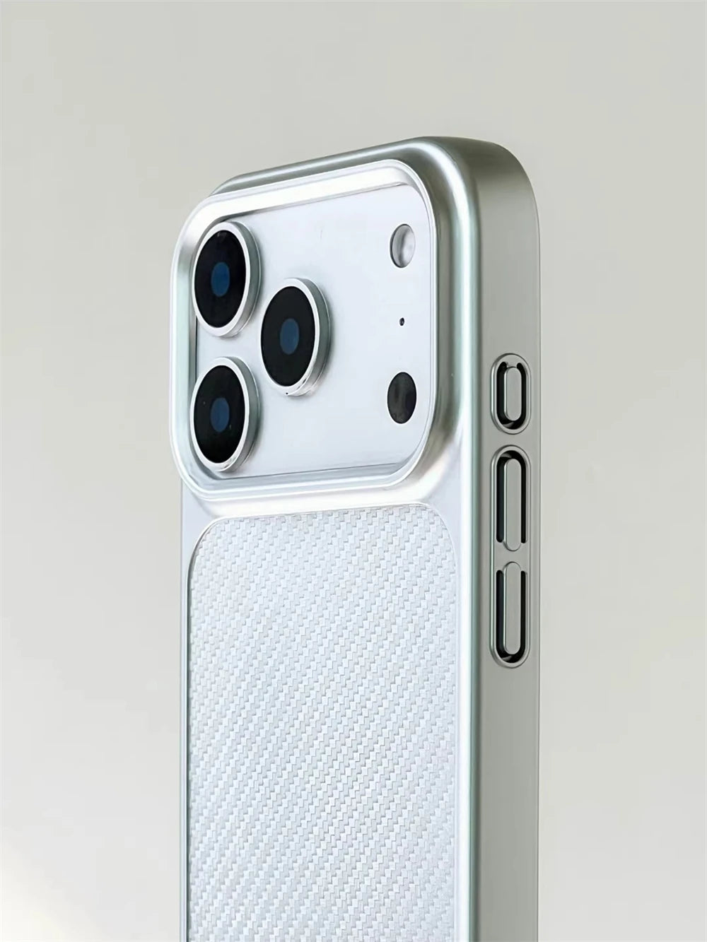 Luxury Business Carbon Fiber Pattern Hard PC Magnetic Case For iPhone 17 16 15 Pro Max For Magsafe Wireless Charging Cover Shell