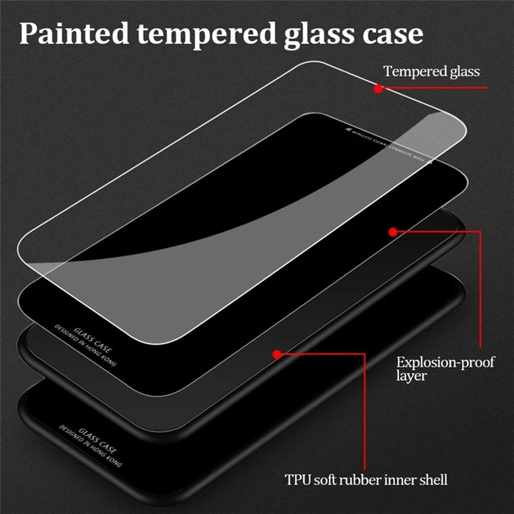 Johnnie Walker Logo Phone Case For IPhone 16 Pro Max 14 17 Air 12 15 11 13 Mini X XR XS Max SE Glass Cover