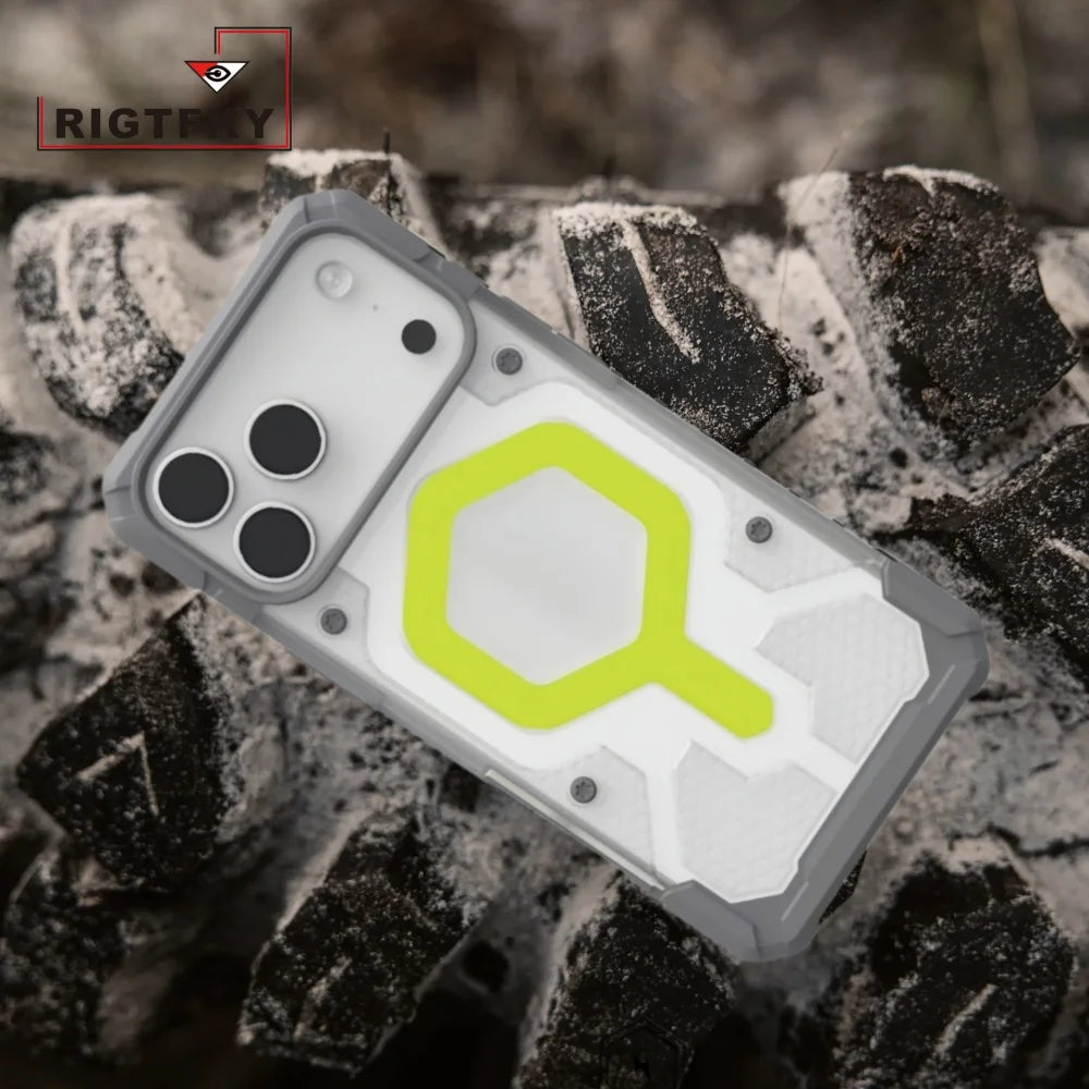 Ultra-Lightweight Armor Phoen Case For Iphone 17 Pro Max Air 16 15 Plus 14 13 12 Pro Military Impact-resistant Protective Cover