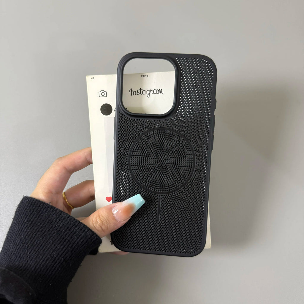 Summer Dopamine Colourway Breathable Case for iPhone 11 12 13 14 15 16 17 Pro Max Plus Ultra Thin Magnetic Charging Hard Cover