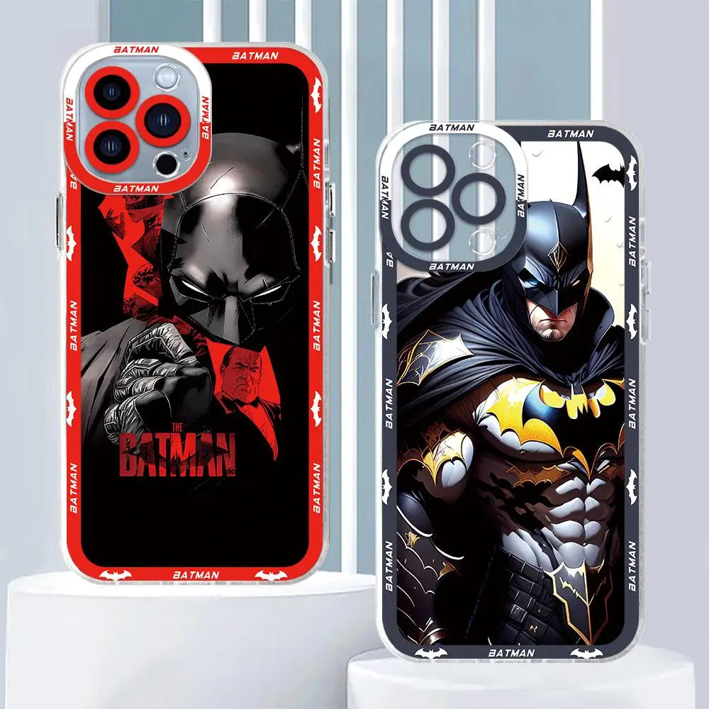 B-Batman Hero Cool Phone Case for Apple iPhone 15 Pro Max 13 14 Plus 12 Mini 11 Pro XR 8 SE 7 6S XS MAX Shockproof Armor Cover