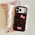 All Inclusive Leopard Print KT Emoji Case Phone Case For iPhone 17 16 15 14 Pro Max Case Cute Luxury Cartoon shockproof Cover