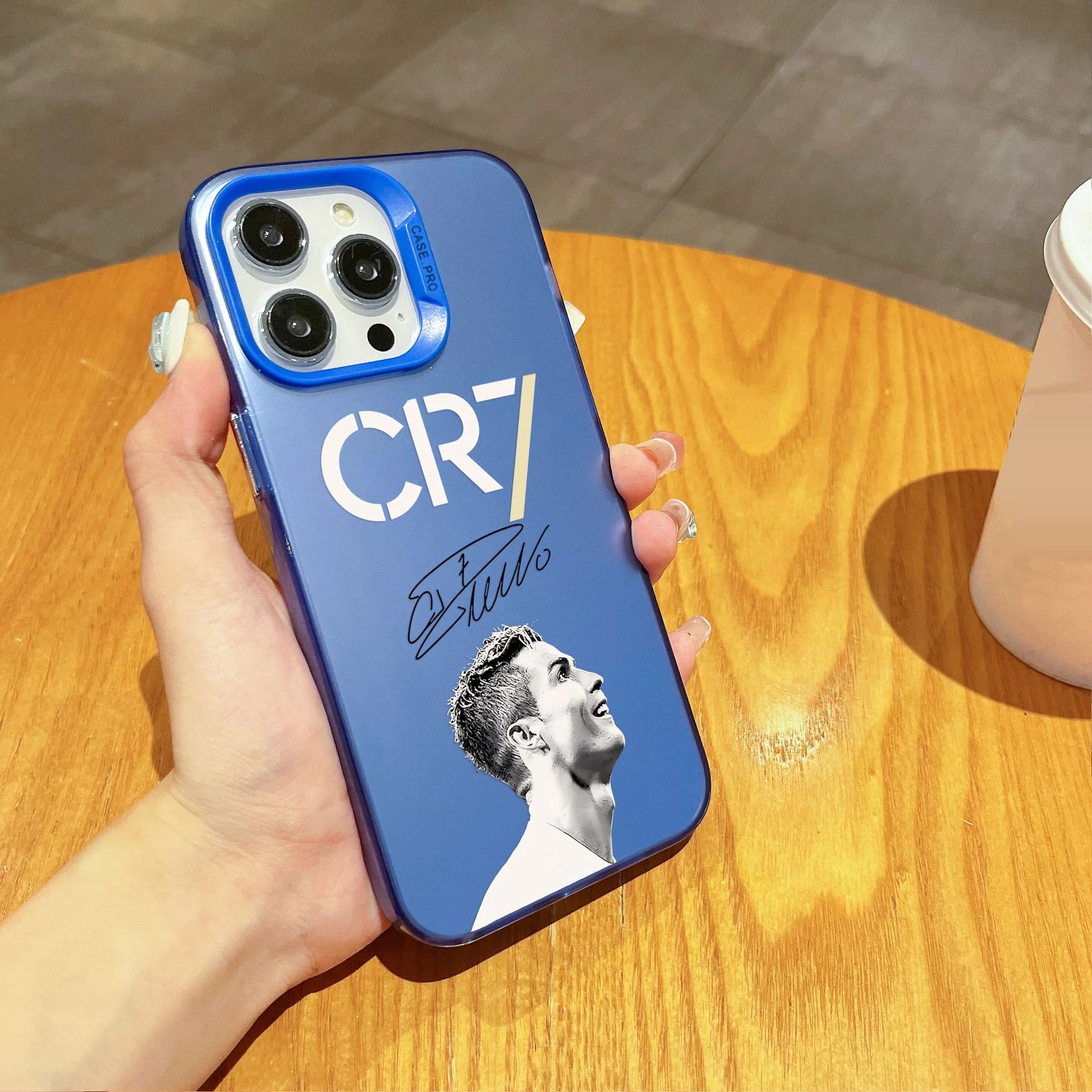 Football Star CR7 Phone Case For iPhone 17 16 13 11 15 14 12 Pro Max XS XR X 16 Plus 16E SE 11 15 Pro 12 13 Pro Matte Cover﻿