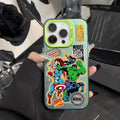Retro Thanos Avengers Phone Case For iPhone 16 15 14 13 12 11 Pro Max X XR 8 7 Plus Candy-M-MarvelS Matte Shockproof Back Cover