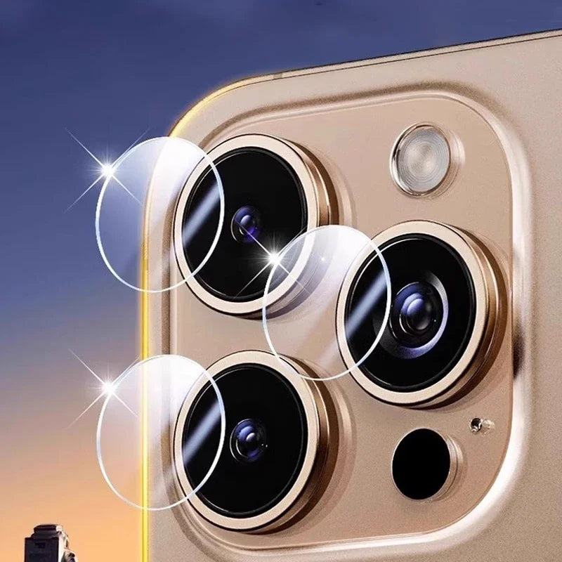 1-3PCS New 9H Ultra HD Camera Lens Glass for IPhone 17 Pro Max 16 15 Plus Air Back Camera Lens Protector Full Cover Anti Scratch