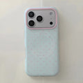 Korean Style Aesthetic Color Collision Polka Dot Magnetic Shockproof Protective Phone Cover Case for IPhone17 16 15 14 Pro Max