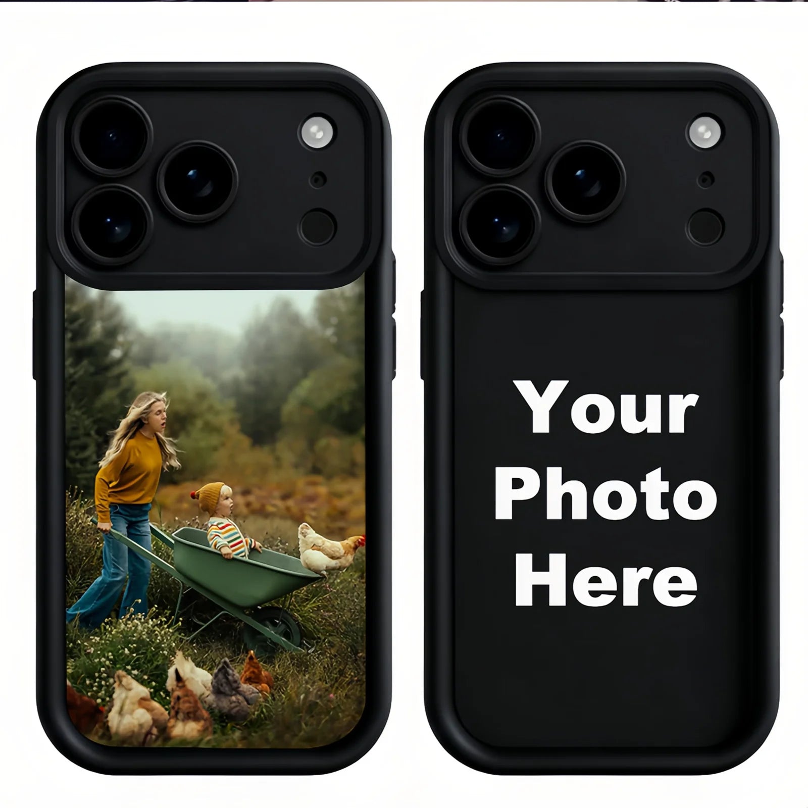 DIY Custom Phone Case for iPhone 17 pro Max XS XR plus SE 2020 12 13 14 15 16  Shockproof Back Cover Personalized Picture Design