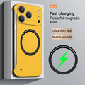Frameless Ultra Thin Magnetic Phone Case For iPhone 17 Air 16 16E 15 14 Plus 13 12 11 Pro Max For Magsafe Soft PC Back Cover