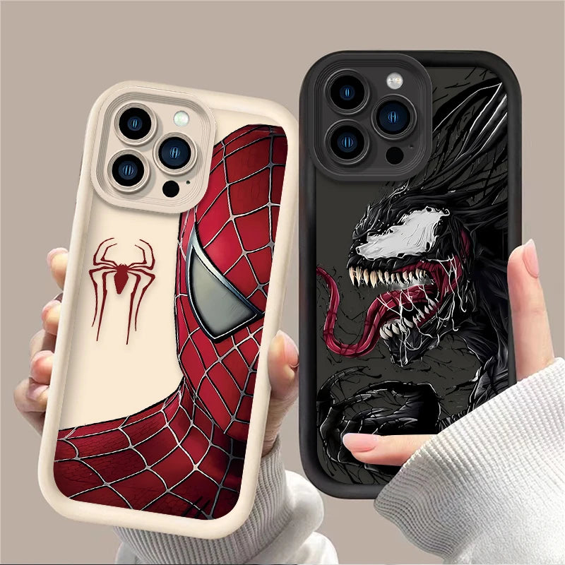 Movie Spiders-Mans Anime Venoms Phone Case For Samsung Galaxy A27 A57 A17 A07 A06 A26 A16 A35 A55 A25 A05s A15 A54 A34 A36 4G 5G