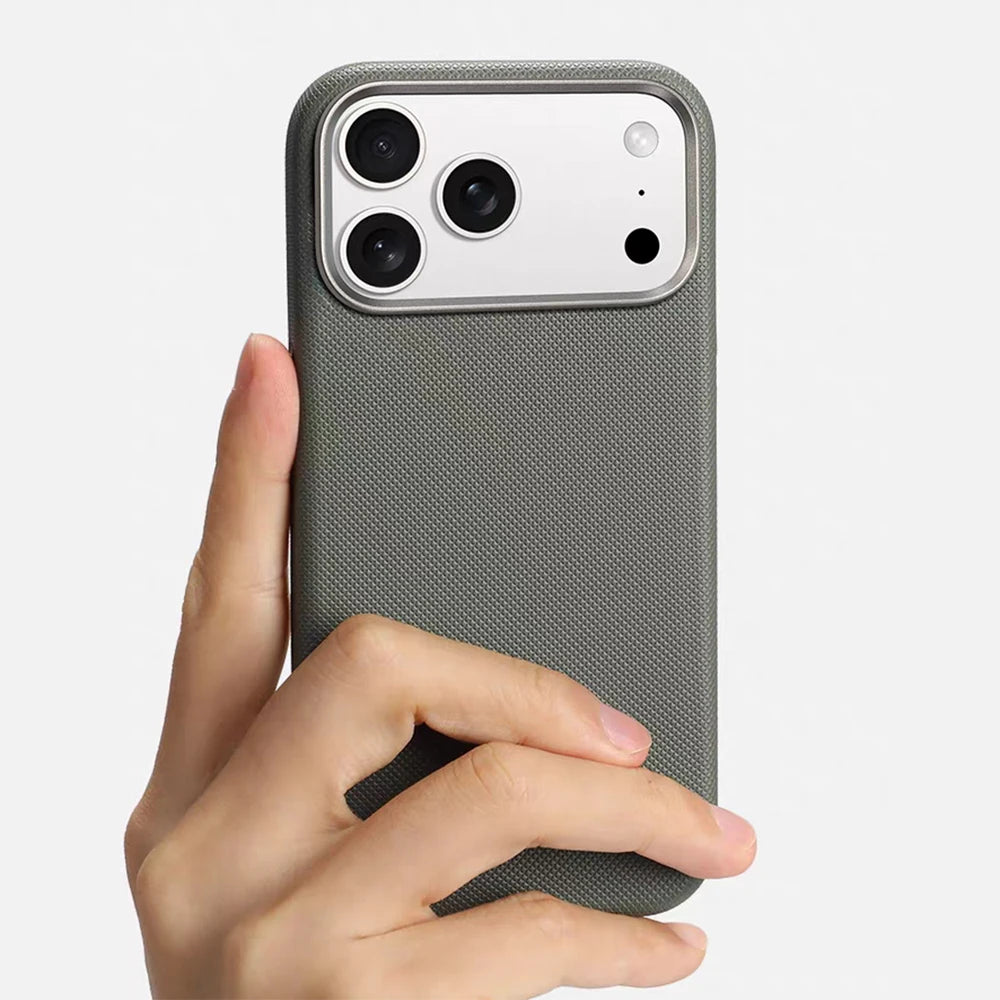 Luxury Diamonds Texture For Magsafe Leather Case For iPhone 17 Pro Max 16 15 14 13 Alloy Lens Wireless Charge Accessories Cover