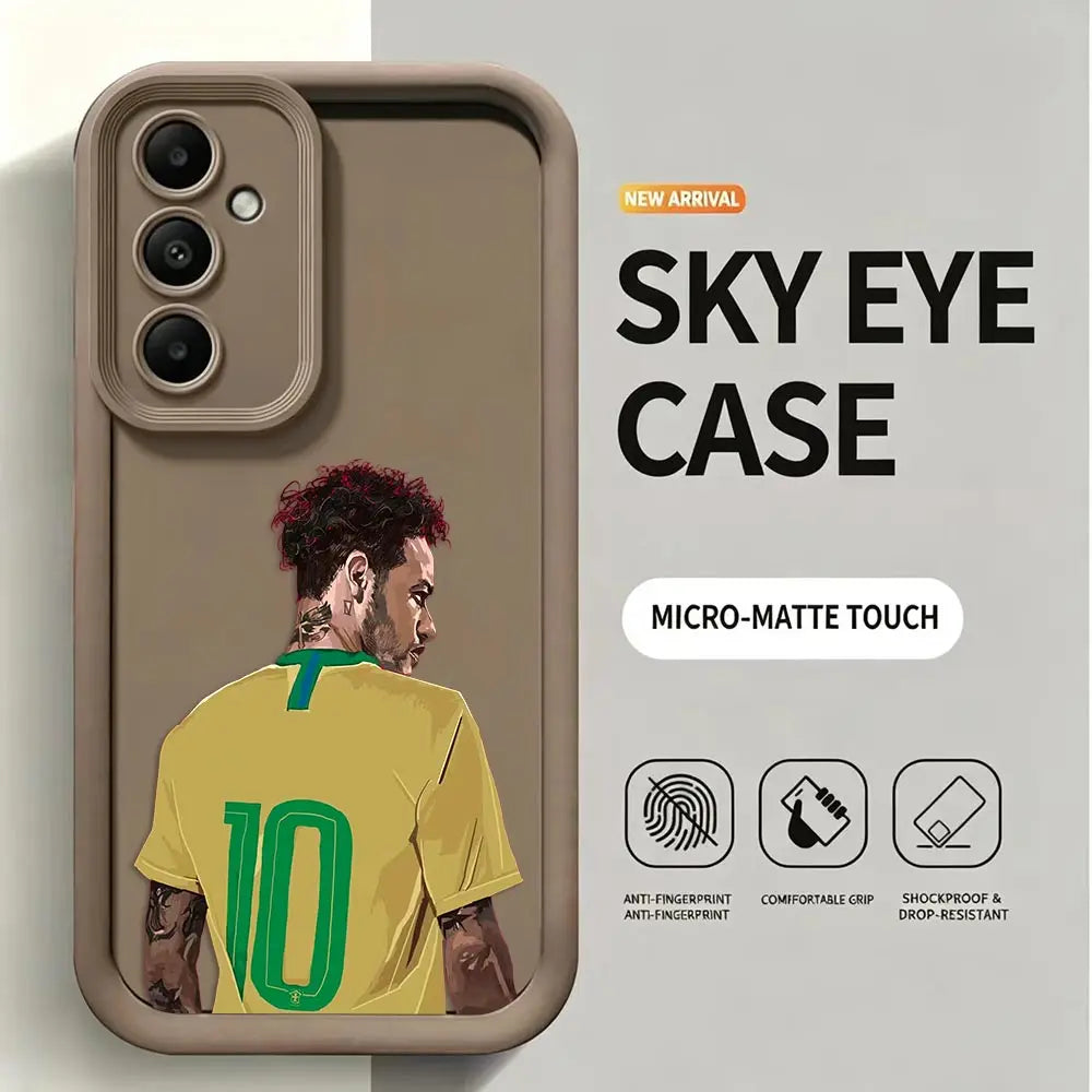 Phone Case For Samsung A13 A14 A15 A16 A17 A22 A23 A26 A27 A32 A51 A52 A53 A55 A56 A57 A72 A73 A71 Cover Footballer N-Neymar 10