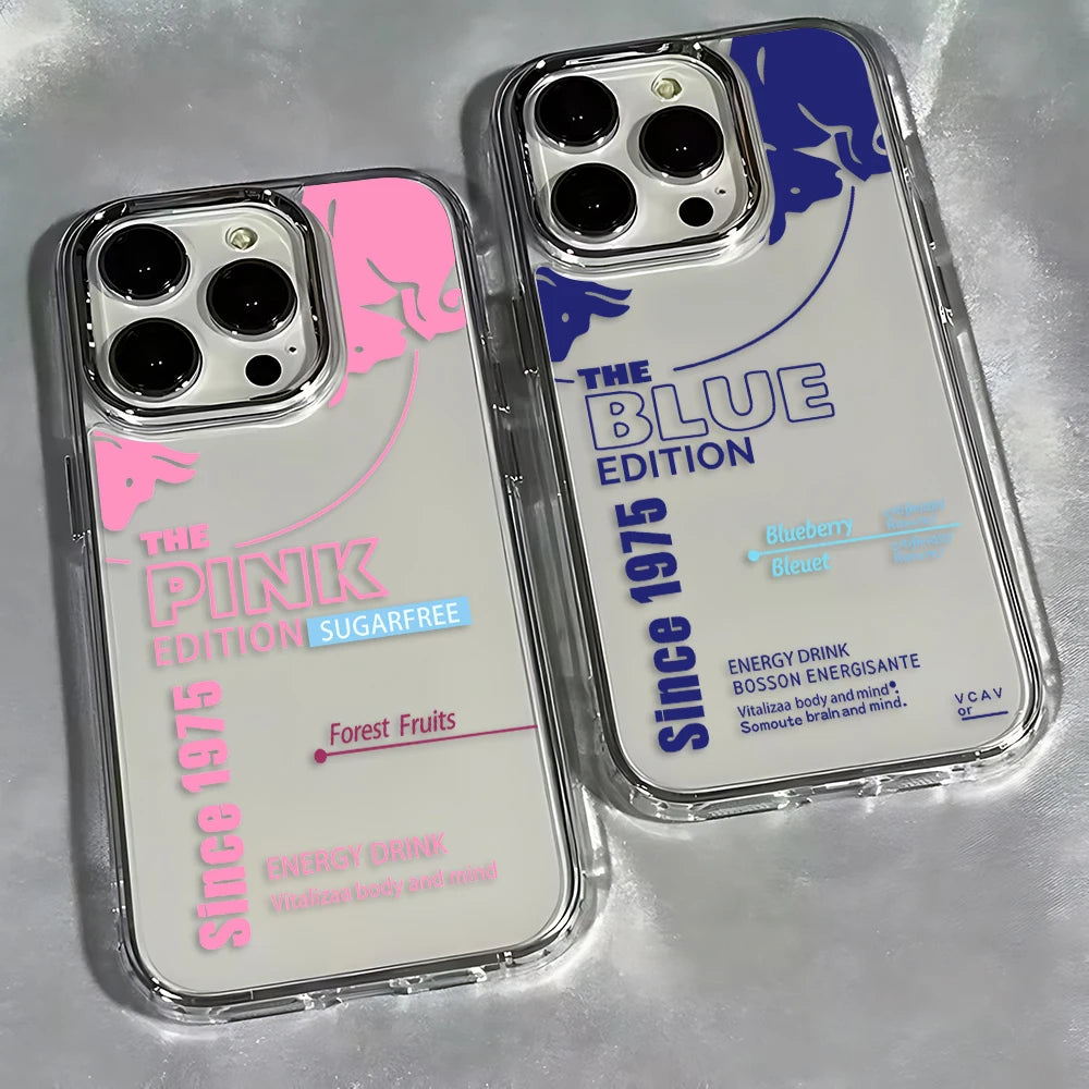 Fashion B-bulles Phone Cases For iPhone 17 Case iPhone 16 Pro Max 17 Air 15 11 14 13 12 Pro max Clear Carcasa Soft Silicon Cover