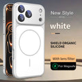 Luxury Original Magnetic Matte Armor Shockproof Phone Case For iPhone 17 16 15 14 13 Pro Max For Magsafe Wireless Charge Cover