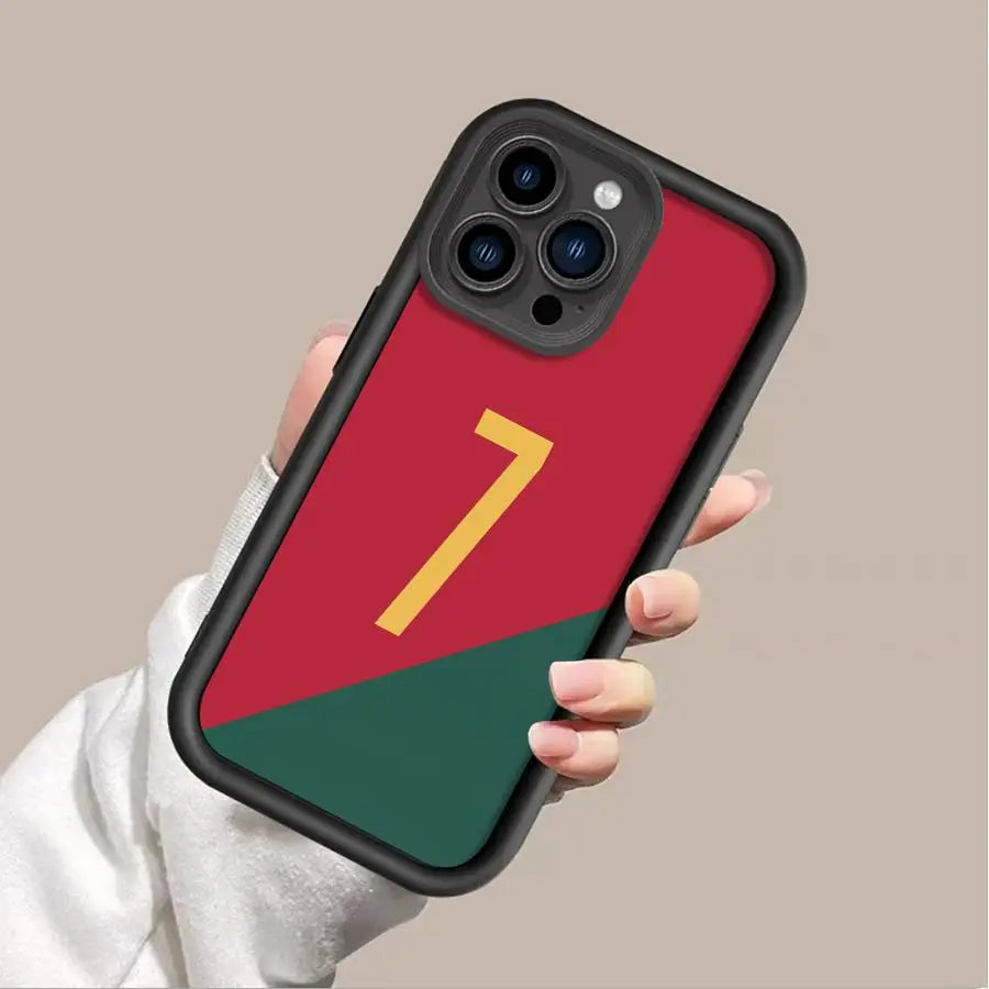 Football Star Digital Art Phone Case for Apple iPhone 14 16 Plus 13 Mini 15ProMax 11 Pro 12Pro 13 Soft Cover Soft
