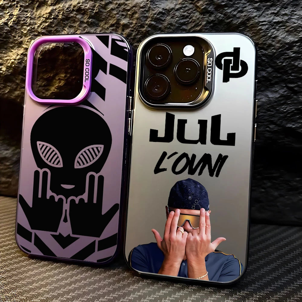 New Fashion Rapper Jul Phone Case For iPhone 17 16e 16 15 14 13 12 11 mini Pro Max X XR 8 7 Air Plus Anti Fall Matte Back Cover
