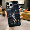 CR7 Football Star R-Ronaldo-ES Phone Case For iPhone 16,15,14,13,12,11,Pro,Max,Plus,Mini,XS,SE Anti Fall Black Matte Hard Bumper