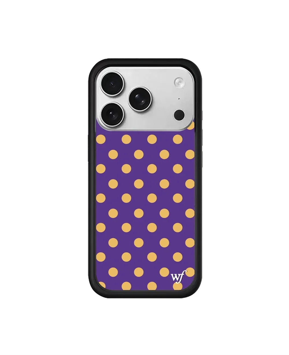 Fashion Wildflower INS Polka Dot Case for iPhone 17 16 15 14 13 12 Pro Max Plus 3D WF Cute Cherry Strawberry Cartoon Cover﻿﻿