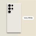 Original Square Silicone Phone Case for Samsung Galaxy S25 Ultra S22 S23 S24 S25 S21 FE Plus Ultra thin Camera Protective Cover