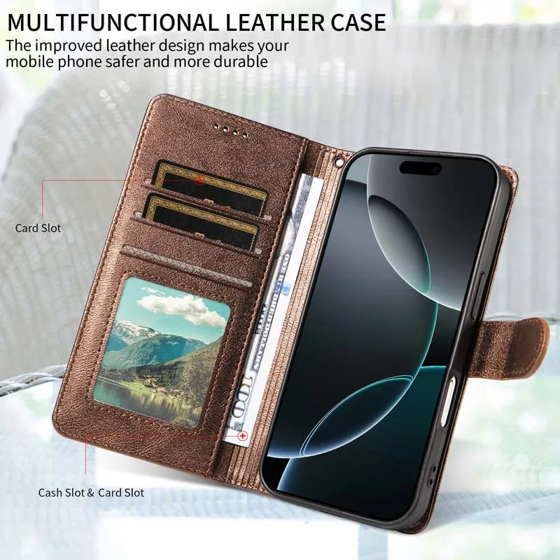 Leather Case For Honor X8C X7C X8B X7B X8A X7A X8D X7D X7 d X8 c HonorX8C Cover Flip Wallet RFID Blocking Anti-Theft Book Coque