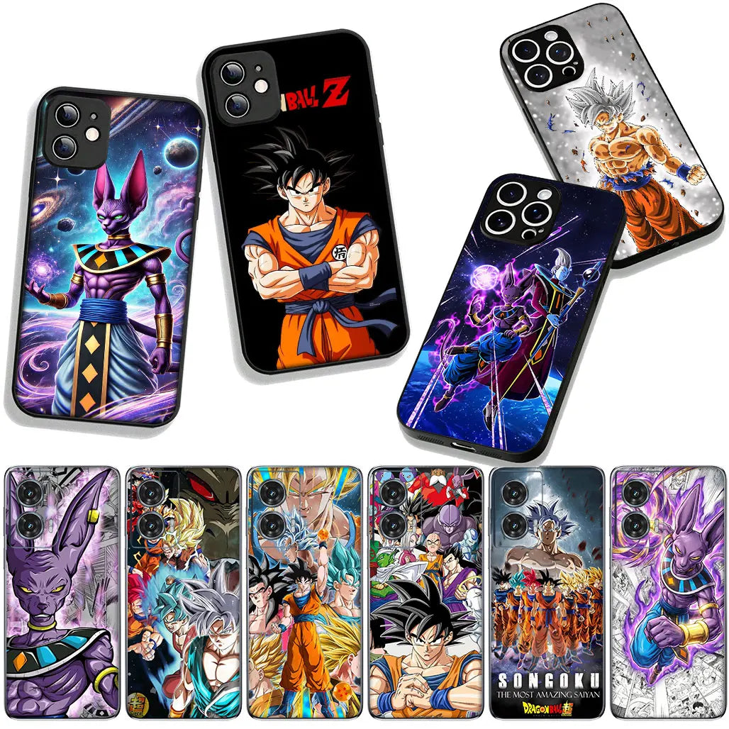 Whis Beerus Dragon Gokus Ball Super Phone Case for Samsung Galaxy S25 S24 S22 S23 FE Ultra Plus A56 A05 A06 A15 A16 A55 S7 Edge