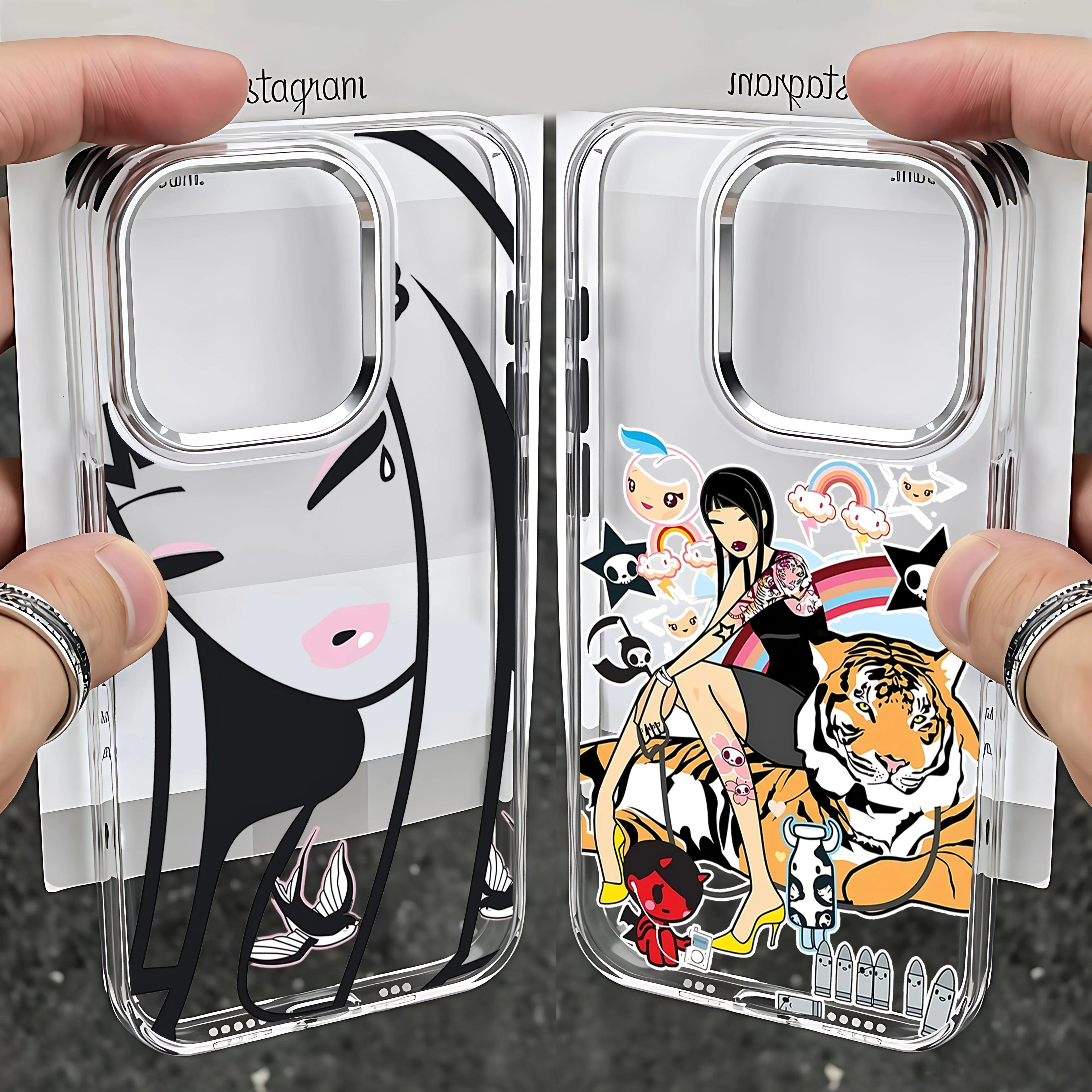 Cartoon Tokidokis Phone Case For iPhone 17 16e 16 15 14 13 12 11 mini Pro Max X XR XSMAX 8 7 Air Plus Transparent Soft Cover