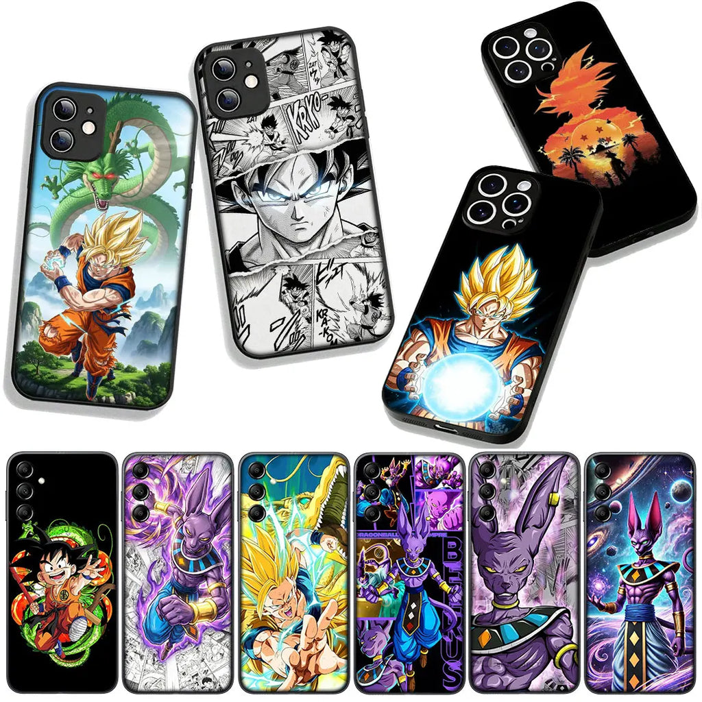 Phone Cover Beerus Dragon Gokus Ball DragonBalls for Apple iPhone 17 16 11 Pro XS Max XR 6 7 8 Plus + 16E SE 2020 Air 5 8+ Case
