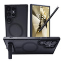 UYUXIO Magnetic Mobile Phone Case with Kickstand for Samsung Galaxy S26 S25 S24 S23 Ultra FE S22 Plus A16 A55 A56 Stand Cases