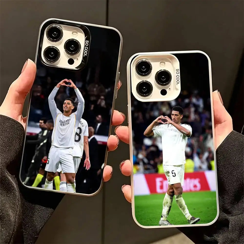 S-Stylish Jude Bellingham  Phone Case For iPhone17 ,16,15,14,13,12,11,XS,SE ,Pro,Max,Plus,Anti-slip Matte Shockproof Shell