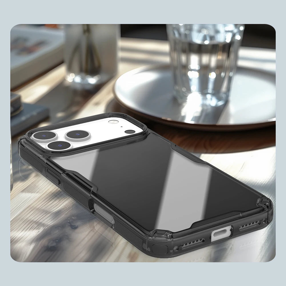 NILLKIN For iPhone 17 Pro Max Case Nature TPU Case for iPhone 17 Pro Transparent Clear Soft Silicone Cover For iPhone 17 Cases