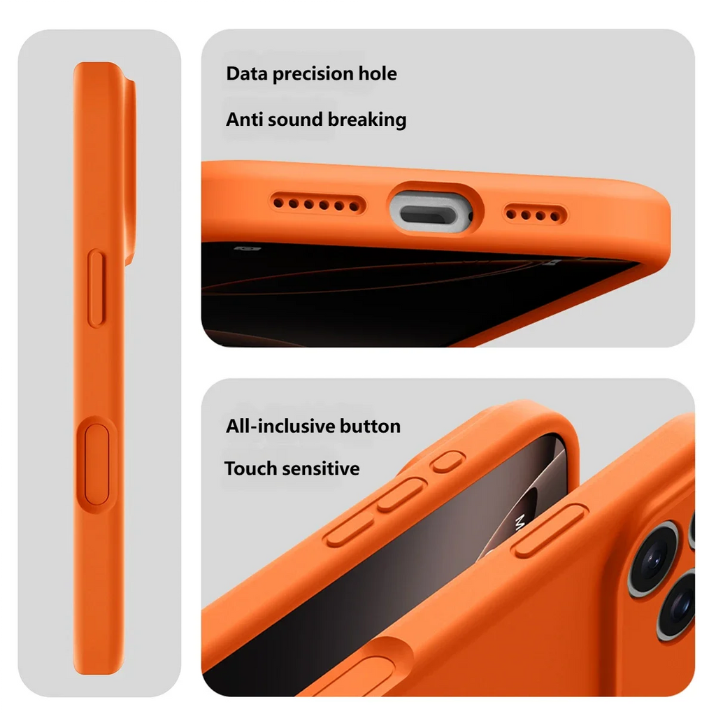Official Liquid Silicone For Magsafe Magnetic Case For iPhone 17 Air 16 Plus 15 14 13 12 Pro Max 16E Wireless Charge Soft Cover